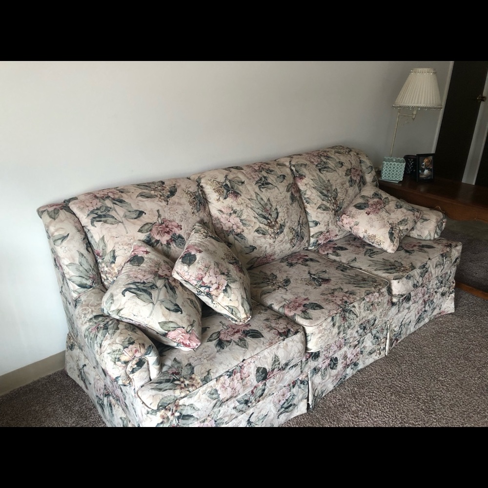 Floral Couch
